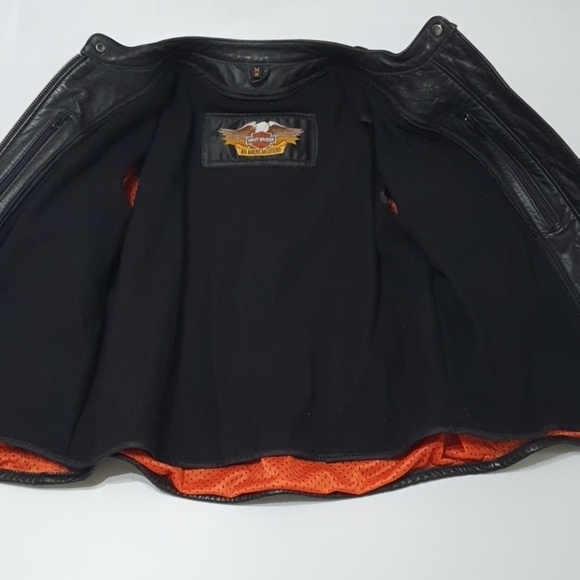 Harley Davidson Genuine Leather Moto-Jacket - Picture 6 of 10